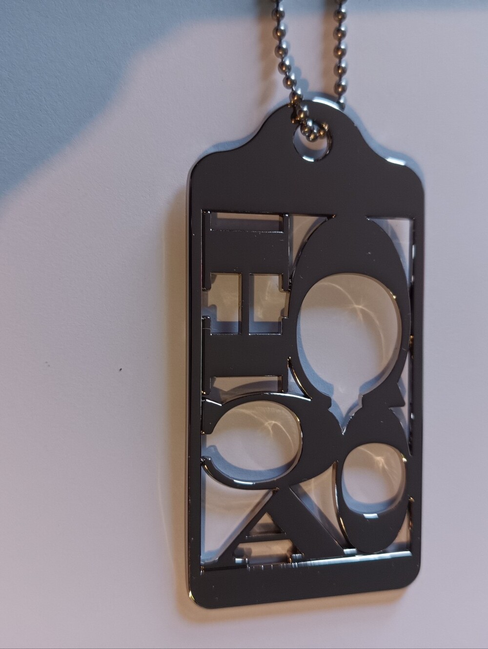 Coach Authentic 70th Anniversary Silver Metal Hangtag NWOT Very Rare